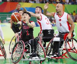 Paralympics: Turkey defeats Japan in wheelchair basketball