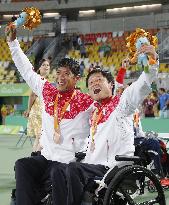 Japan's Kunieda-Saida pair wins wheelchair doubles bronze