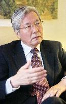 UNAMA chief Yamamoto attends interview with Kyodo News
