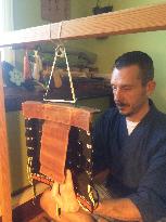 Japanese armor returns to life in suburban British home