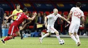 Football: Spain vs Iran at World Cup