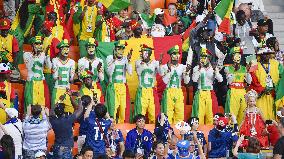 Football: Japan vs Senegal at World Cup