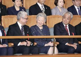 Japan's Empress Michiko attends a violin concert