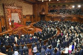 Emperor at ordinary parliament session