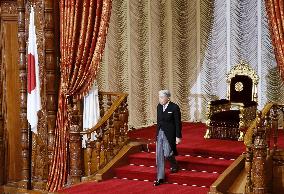 Emperor at ordinary parliament session