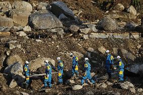 Aftermath of Typhoon Hagibis in Japan