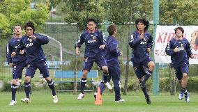 Japanese squad at training camp