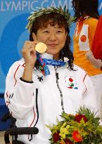 (2)Narita wins women's 100m freestyle in Athens Paralympics