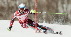 Norway's Kristoffersen competes in World Cup alpine ski event