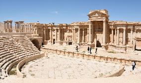 Palmyra ruins in Syria after ISIS's withdrawal