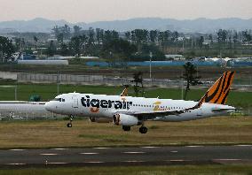 Tigerair commences flights at Sendai Airport