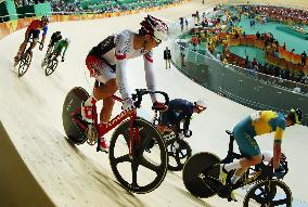 Olympics: Scenes from track cycling omnium