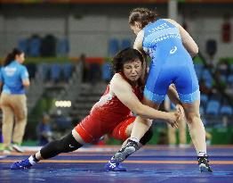 Japan's Dosho wins in women's freestyle 69 kg 1st round