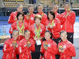 Olympics: Bronze for Japan's synchro team