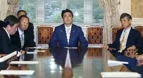 Abe urges sticking to diplomatic action on N. Korea