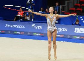 Rhythmic gymnastics: Minagawa wins bronze in individual hoop at worlds