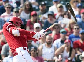 Baseball: Ohtani at Angels spring training