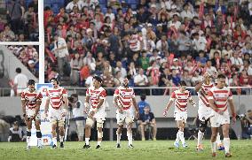 Rugby: Japan-S. Africa World Cup warm-up match