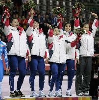 South Korean team wins gold in women's 3,000-meter relay