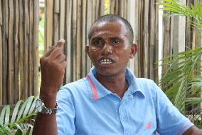 E. Timor guerrilla fighter's son