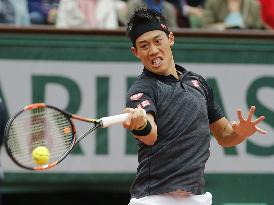 Nishikori defeated in French Open 4th round