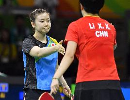 Olympics: Li outclasses Fukuhara in table tennis semis