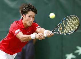 Tennis: Japan-Brazil Davis Cup World Group playoff tie