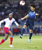 Japan vs Haiti friendly soccer match