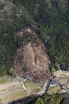 Landslide in Japan