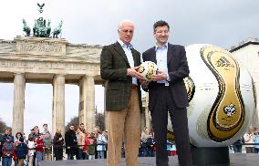 World Cup soccer ball for final match revealed