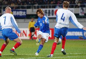 Japan striker Takamatsu scores opener against Russia