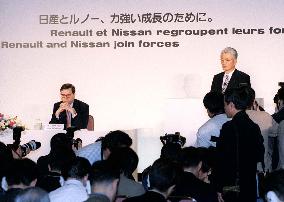 Nissan, Renault heads hold press confab on tie-up