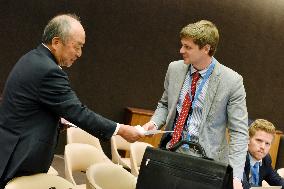 Representative of A-bomb sufferers' group attends U.N meeting