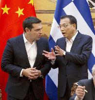 Greek prime minister in Beijing