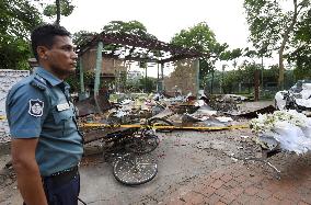 Site of Bangladesh terror attack