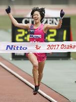 Japan's Shigetomo wins Osaka Women's Marathon