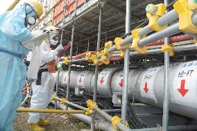 TEPCO begins extending ice wall to block tainted water in Fukushima
