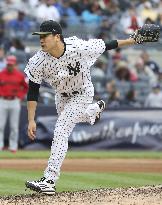 Baseball: Yankees' Tanaka