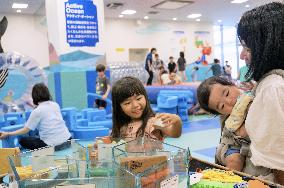 Indoor playgrounds draw families in heated Japan