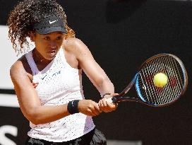 Tennis: Naomi Osaka at Italian Open