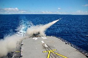 Japan's MSDF conducts missile tests off Hawaii