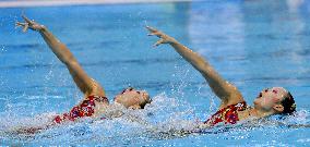 China in 4th after synchronized duet technical routine