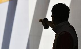 Olympics: Rapid fire pistol qualification round