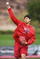 Baseball: Ohtani at Angels spring training