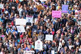 Protest against gun violence in U.S.