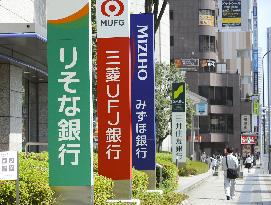 Major Japanese banks