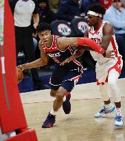 Basketball: Wizards-Rockets NBA game