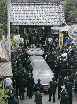 Ex-farm minister Matsuoka's funeral held in hometown
