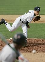 Japanese H.S. all-star baseball team holds matches with U.S. tea