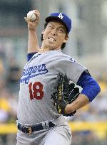 Maeda gives up 2 homers in loss to Pirates